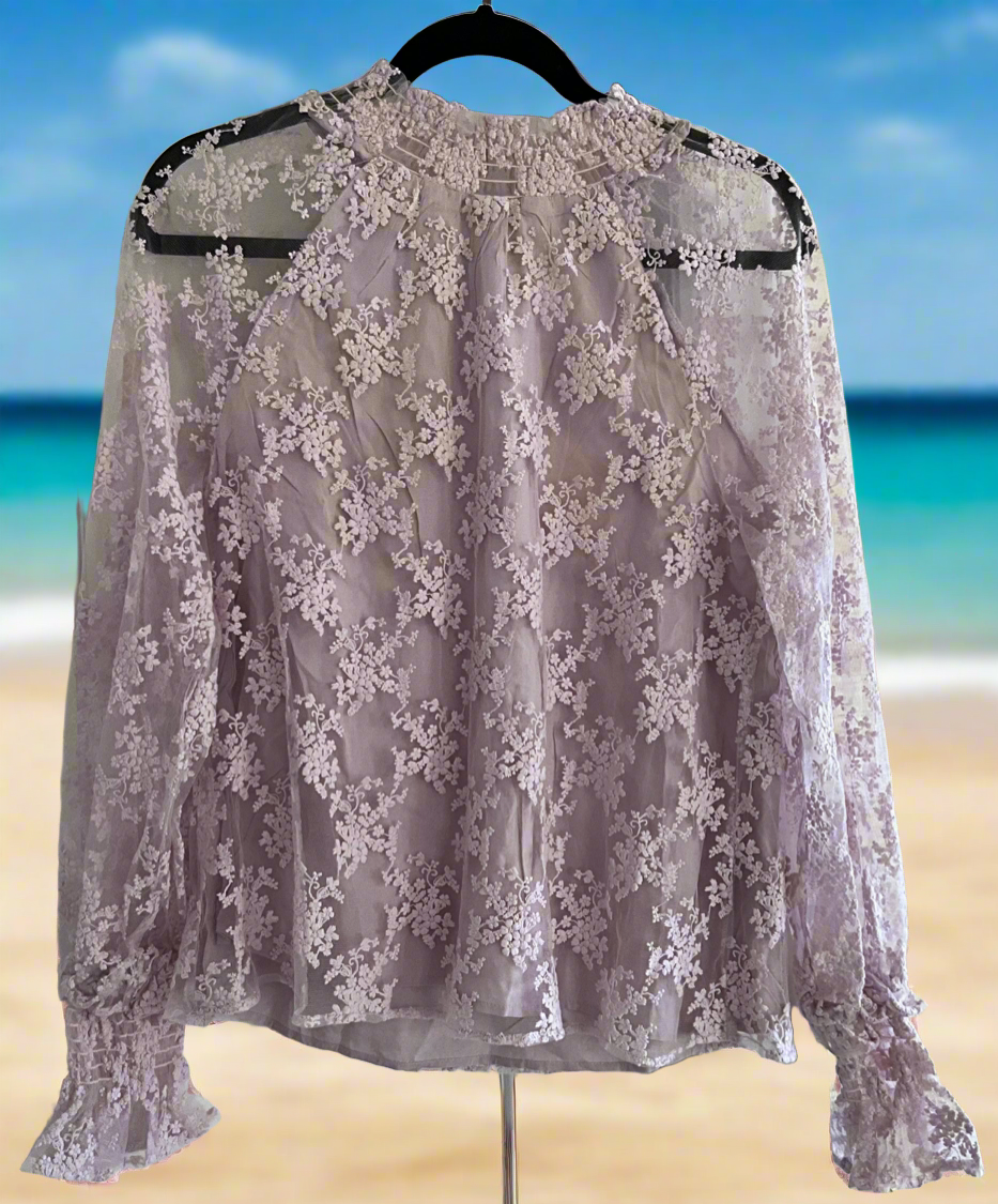 NWT - Free the Roses - Embroidered Top