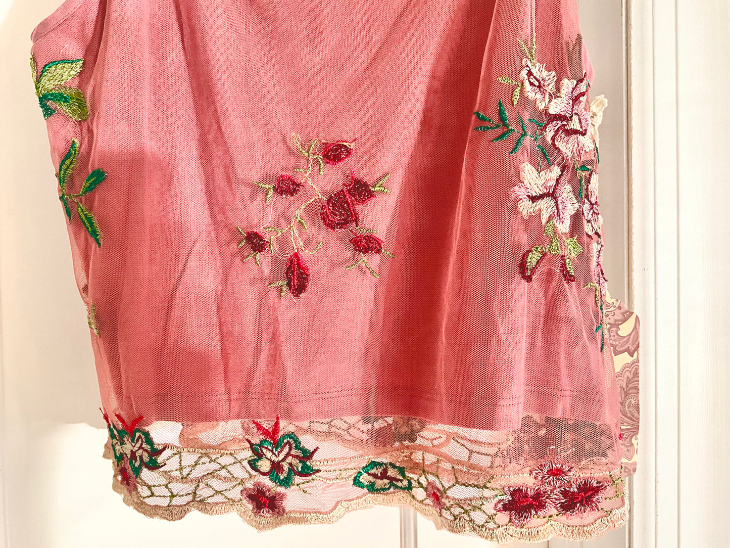 NWT - Band of Gypsies Embroidered Tank Top