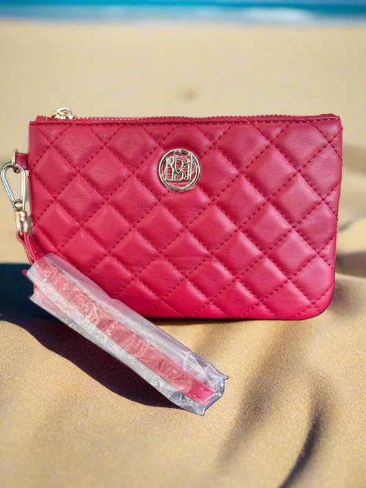 NWT - Badgley Mischka Quilted Clutch